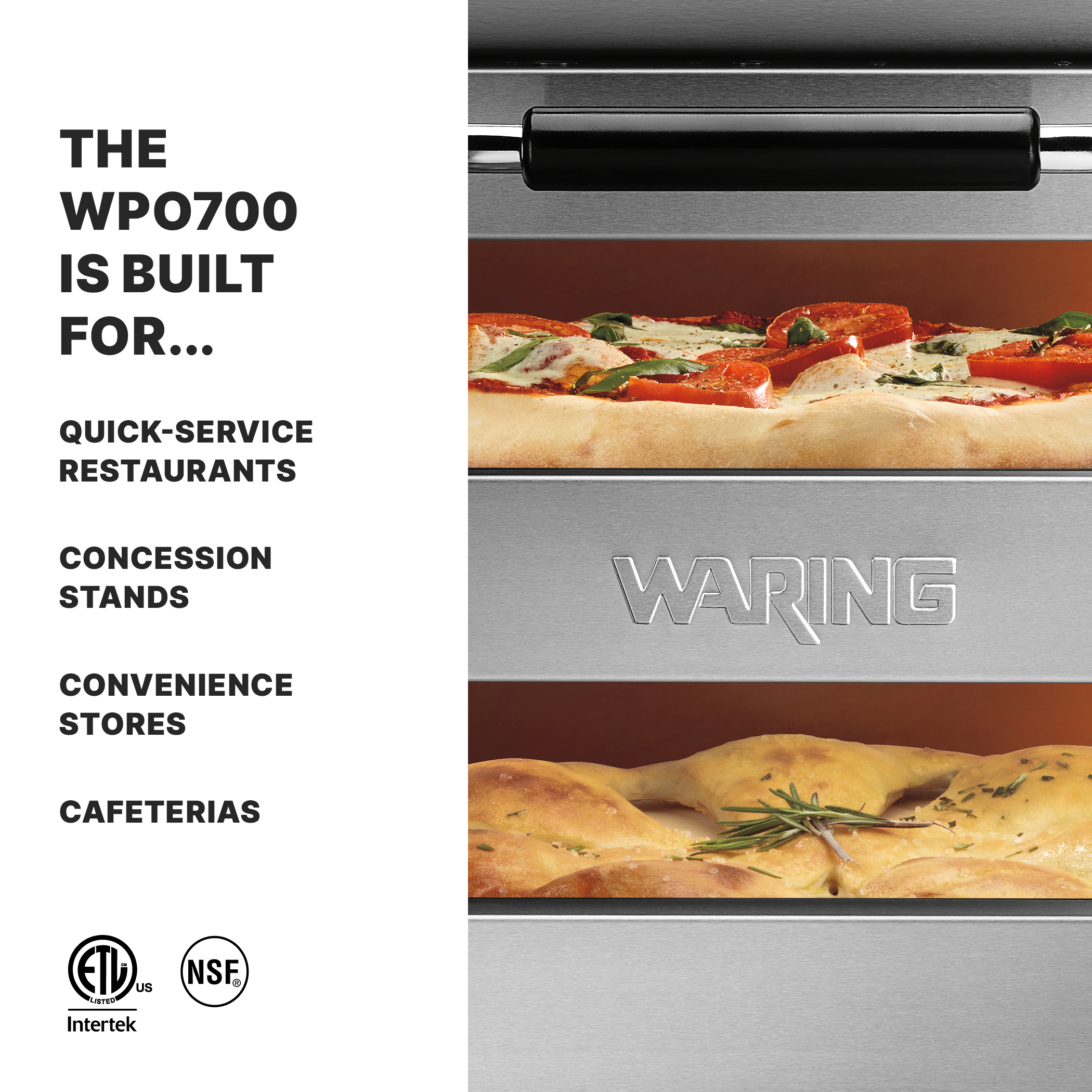 18" Double-Deck Pizza Oven, Single Chamber